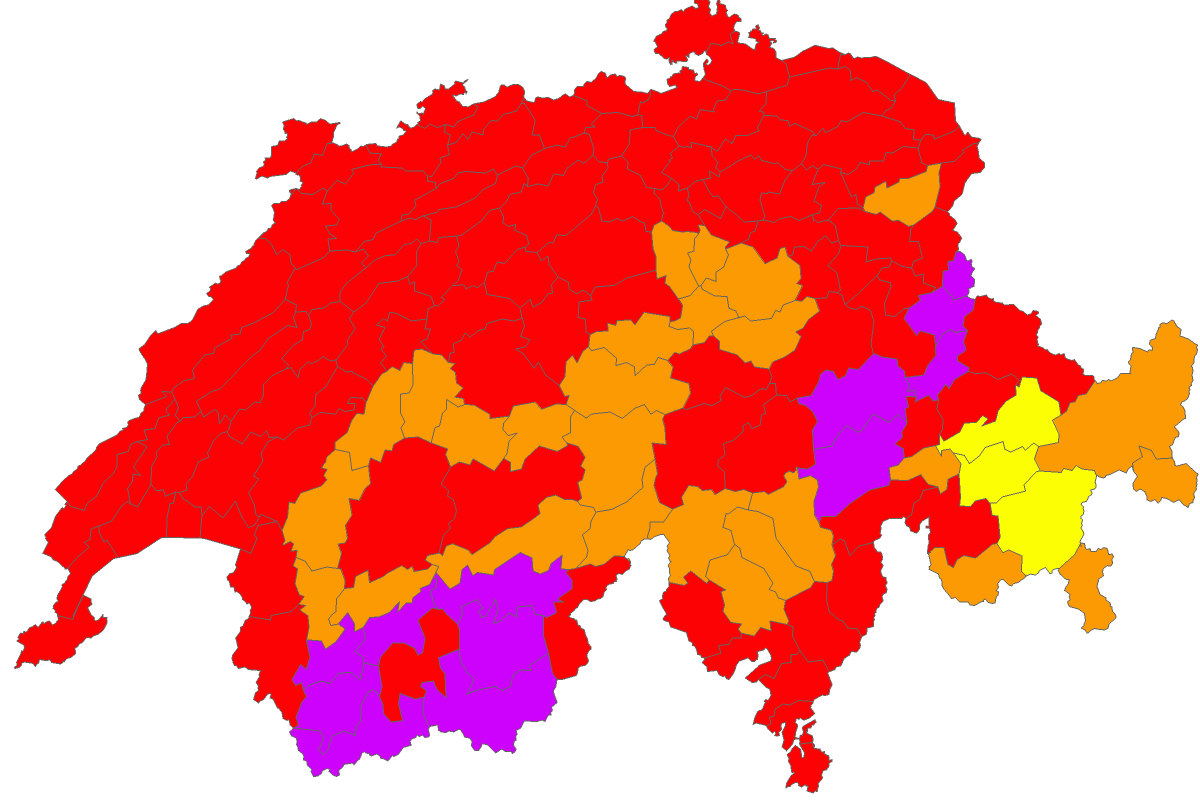 Warnungen Schweiz