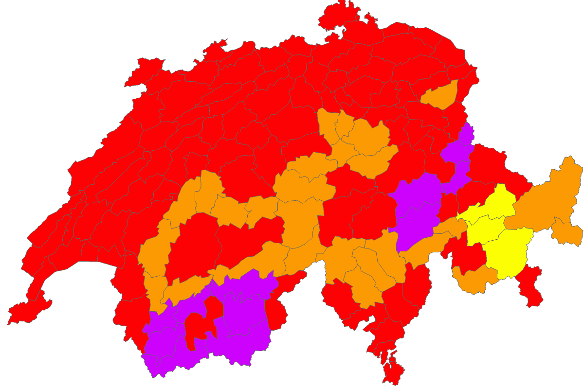 Warnungen Schweiz
