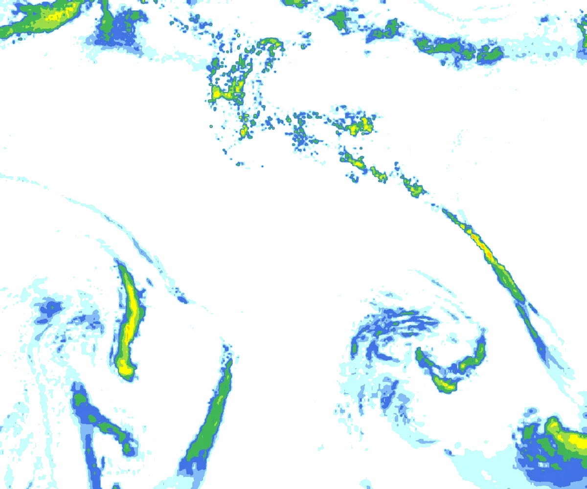 precipitation map Southamerica